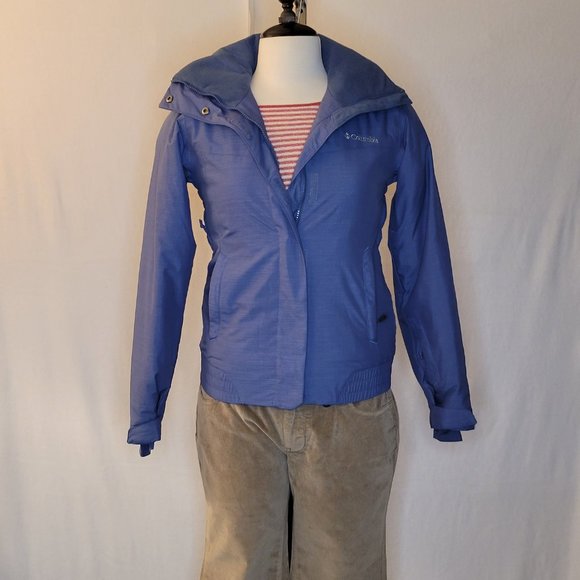 Columbia Ski-Snowboard Jacket Omni-Heat Tech Womens Blue /Orange Size XS - Picture 4 of 15